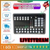  Sound card thu âm Live stream H9 kết nối Bluetooth đẳng cấp-Sound Card Thu Âm Hát Live Cực Hay Bảo Hành 6 Tháng -dc4061 
