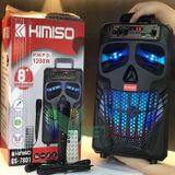  Loa Kéo Karaoke Bluetooth Kimiso QS-7801, Loa trợ giảng Kèm điều khiển Tặng 1 micro có dây Nghe Cực Hay - Hàng Nhập Khẩu 