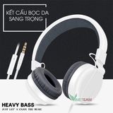  Tai nghe chụp tai headphone có dây kèm mic , tai nghe chụp tai có mic có thể gập lại, âm thanh sống động -dc4038 