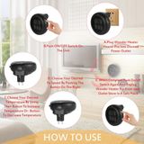  [New] QUẠT SƯỞI MINI WARM AIR BLOWER 600W DI -dc3414 