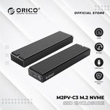  Box ổ cứng SSD M2 NVMe Orico M2PV-C3 ,Hộp đựng ổ cứng SSD NVME M2 Sata Orico M2PV-C3-BK - Tốc độ 10Gbps - dc5163 