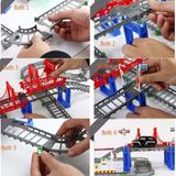  [Nhập mã TOYMAY15 giảm 15K] Đồ chơi Bộ lắp ráp đường đua ô tô 90chi tiết - đường ray ô tô đua -dc2497 
