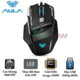  Chuột Máy Tính,Chuột Game Cao Cấp AULA SI-928S Killing Soul DPI 3500 - Phiên Bản Thị Trường Châu Âu (Đen) -dc3172 