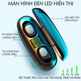  Tai Nghe Bluetooth 5.0 TWS G5S✔Tự động kết nối✔Âm thanh 6D✔Chống ồn CVC8.0✔Kèm Hộp Sạc Pin 3500mah -DC4013 