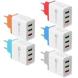  Củ Sạc Nhanh Quick Charge 3.0 công suất 18w ba cổng Cốc Sạc Nhanh 