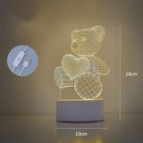  Đèn ngủ 3D trang trí phòng  cắm điện trực tiếp quà tặng độc đáo - dc5169 