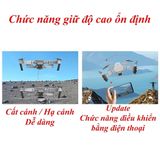  Flycam E88 mini giá rẻ có điều khiển từ xa drone 4k , 2 camera 4K, pin 1800mah ( tặng túi đựng) 