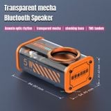  Loa Bluetooth mini không dây BYZ K07 siêu trầm thiết kế cổ điển trong suốt Led nháy theo nhạc Pin 4 giờ -dc5027 