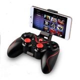  ( TẶNG KÈM GIÁ ĐỠ ĐIỆN THOẠI ) Tay cầm chơi game Bluetooth Terios T3 (Đen) 