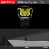  Đèn Pha Xe Đạp Siêu Sáng 4 Chế Độ Có Thể Sạc Được EOS200 -DC4353 