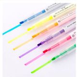  Set 6 Bút Dạ Quang Hai Đầu 2 màu highlight màu Pastel đánh dấu ghi chú, trang trí sổ tay HC628 -dc4946 