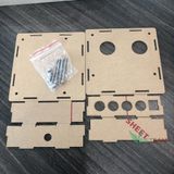  Vỏ hộp bảo vệ trong suốt cho bộ tiền khuếch đại âm thanh 6J1 HiFi (Tự ghép) -dc4336 