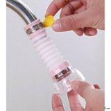 Đầu vòi lọc tăng áp 360 độ Có thể kéo dài tăng áp lực nước rửa chén bát có khóa cổ dê, cánh quạt 