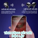  Tai nghe Bluetooth không dây TWS XS Plus v5.0  chống nước Ipx7 Âm thanh 9d Chống ồn cao cấp Pin trâu 3600mah 