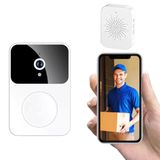  Chuông Cửa Thông Minh WIFI Hd Không Dây Có Thể Sạc Lại Chống Nước 166°Góc Rộng Có camera đàm thoại -dc4806 