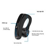  Tai Nghe Bluetooth V11 móc vành tai chống ồn kèm mic 