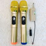  Bộ 2 micro karaoke không dây Zansong S28 kết nối UHF cho loa kéo - Hỗ trợ các thiết bị có jack cắm 3.5mm và 6.5mm 