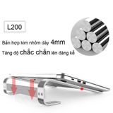  Giá đỡ tản nhiệt L200, X1 bằng hợp kim nhôm cho Laptop, máy tính xách tay, Macc, Ipadd, Surface 
