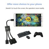  Cáp OTG Type C 3in1 kết nối điện thoại,máy tỉnh bảng,Tay cầm chơi game chuẩn Type -C -DC3737 