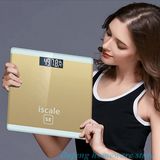  Cân sức khỏe điện tử mặt kính cường lực MJ-25 Iscale SE tặng kèm 2 Pin AA (Màu ngẫu nhiên) 