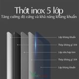  Thớt Inox 304 Kháng Khuẩn, Vệ Sinh Dễ Dàng, Rã Đông Nhanh, Chống Ẩm Mốc , Không Xước Dăm, Không Mùn Gỗ -dc4282 