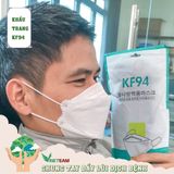  Khẩu trang KF94 xuất khẩu Hàn Quốc 4 lớp bảo vệ, chống bụi mịn Khẩu trang KF94 (gói 10 chiếc) -DC4732 