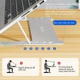  Giá Đỡ Tablet Gaming Tản Nhiệt Sò lạnh Cho Game Thủ Kê Máy Tính Linh Hoạt Điều Chỉnh Độ Cao 