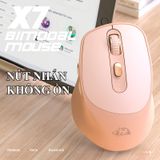  Chuột không dây pin sạc ZiyouLang X7 kết nối 2 chế độ Bluetooth, Wireless  cho máy tính, Laptop 
