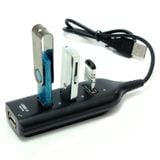  Hub usb hình ổ điện 1 ra 4 (Đen) + Tặng 1 lót chuột -dc247 