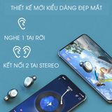  Tai Nghe Bluetooth TWS 5.0 Cảm Ứng Thông Minh 3 in 1 Âm Thanh vòm 9D Dock sạc kiêm loa Mẫu mới 2019 -dc3889 
