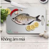  Thớt Inox 304 Kháng Khuẩn, Vệ Sinh Dễ Dàng, Rã Đông Nhanh, Chống Ẩm Mốc , Không Xước Dăm, Không Mùn Gỗ -dc4282 