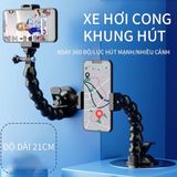  Giá Đỡ Điện Thoại Trên Ô Tô Có Giác Hút Kính Quay Video, Xem Maps - Xoay 360 độ gắn taplo kính kẹp cực chắc chắn -dc5081 
