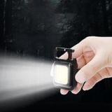  Đèn pin mini LED siêu sáng COB dùng làm móc khoá mở nắp chai đa năng sạc usb tích điện có led nhấp nháy - dc5164 