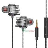  Tai Nghe Nhét Tai Có Dây Gaming A6 Super Bass Chống Ồn Hiệu Quả Có Mic Đàm Thoại -Mẫu mới 2022 -dc4122 