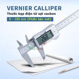  Thước Kẹp Điện Tử Đo Đường Kính Sợi Nhựa Carbon Syntek 150mm -dc4339 