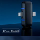  Micro thu âm không dây cài áo Kinyo M36 kèm dock sạc lọc âm chống ồn cao cấp cho Iphone, Android 