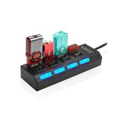  Hub USB 4 cổng tốc độ cao tiện dụng hình ổ điện có công tắc DC308 