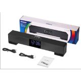  LOA BLUETOOTH KIÊM ĐỒNG HỒ BÁO THỨC CÓ LED HIỂN THỊ SMALODY Model YXSM8010BT dc3352 
