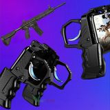  Tay cầm chơi game k21 - kèm nút bấm cho game PUBG, ROS, Free Fire..gắn điện thoại tiện lợi -dc3962 