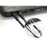  Jack chuyển đổi tai nghe 3.5 sang Audio & Mic dùng trên laptop máy tính, Cáp Chia 3.5mm -dc1307 