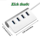  Bộ HUB chia 4 cổng USB 3.0 vỏ hợp kim nhôm sang trọng -DC3617 