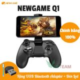  TAY CẦM CHƠI GAME NEWGAME Q1 -TAY GAME BLUETOOTH NEWGAME Q1 tặng đèn led usb -dc3061 