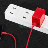  Combo Củ Sạc Rock 2 USB + Cáp Dù PVC Lightning 8 Pin Dài 1M -dc3254 