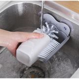  Bàn chải rửa ly cốc Dụng cụ cọ rửa ly tiện lợi, dùng nhà bếp thông minh rửa cốc chén 2 mặt cùng lúc 