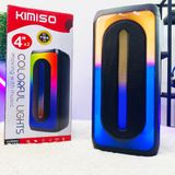  Loa bluetooth karaoke Xách tay Kimiso QS-2415 đèn led RGB bass không dây, tặng kèm mic hát có dây 