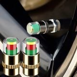  Bộ 4 van xe cảnh báo áp suất lốp xe ô tô xe máy lõi đồng cao cấp Nắp van cảm biến báo áp suất lốp 