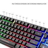  Bàn Phím giả cơ chuyên game Có Dây ZIYOU LANG K16 có LED 87 phím Tenkeyless -dc3721 