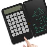  Máy tính cầm tay bỏ túi kèm bảng ghi chú 2 in 1 màn hình LCD tặng kèm bút cảm ứng pin sạc 