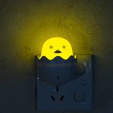  Đèn ngủ cảm ứng hình gà con siêu dễ thương cảm biến ánh sáng thông minh công tắc tự động siêu tiết kiệm điện 