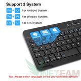  Bộ bàn phím chuột không dây Bluetooth mini 10 inch cho máy tính bảng ,Laptop có thể sạc lại 10 inch 